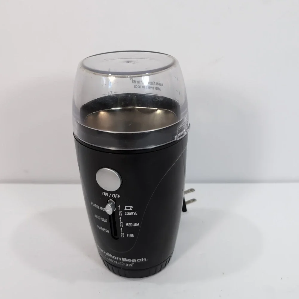 Hamilton Beach Custom Grind 15 Cup Coffee Grinder 80344 Tested Working